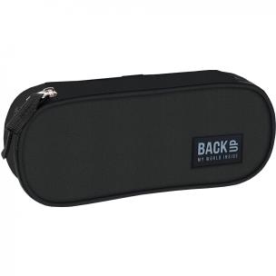 Opakowanie Piórnik owalny Backup czarny B6A56