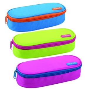 Opakowanie Piórnik owalny bez wyposażenia 22x9x5,5cm MIX