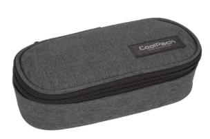 Opakowanie Piórnik owalny Coolpack Campus Snow Grey