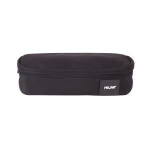 Piórnik owalny Milan SHADOW czarny. Wydawca: MILAN. Multiszop.pl Opakowanie Piórnik owalny Milan SHADOW czarny