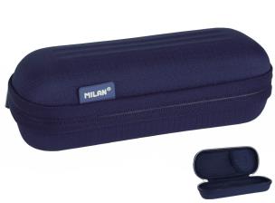 Opakowanie Piórnik owalny usztywniony Milan SERIA 1918 granatowy