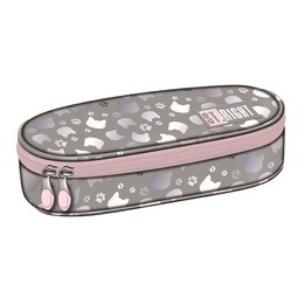 Opakowanie Piórnik owalny usztywniony Silver Cats