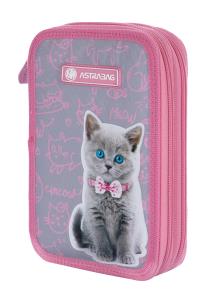 Opakowanie Piórnik podwójny bez wyposażenia pinky kitty