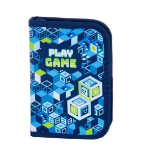 Opakowanie Piórnik pojedynczy 2 klapki bez wyp. Play Game