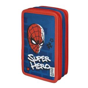 Opakowanie Piórnik potrójny z wyposażeniem Spider-Man