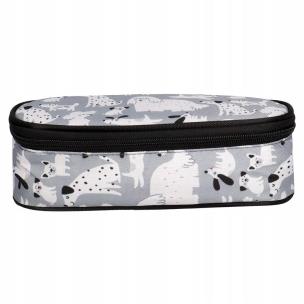 Opakowanie Piórnik Psy szary