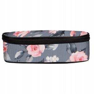 Opakowanie Piórnik Róże szary