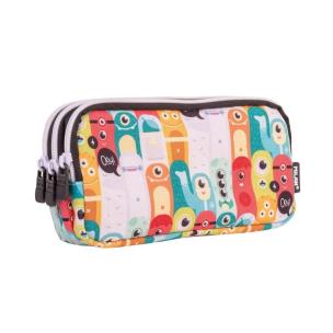 Piórnik saszetka 3-komorowa MILAN ALIENS. Wydawca: MILAN. Multiszop.pl Opakowanie Piórnik saszetka 3-komorowa MILAN ALIENS