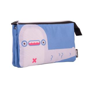 Piórnik saszetka 5-komorowa MILAN ALIENS niebieski. Wydawca: MILAN. Multiszop.pl Opakowanie Piórnik saszetka 5-komorowa MILAN ALIENS niebieski