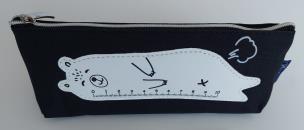 Opakowanie Piórnik saszetka Misiek linijka FRESH