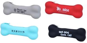 Opakowanie Piórnik silikonowy kość 7x19cm MIX