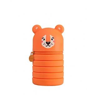 Opakowanie Piórnik silikonowy rozkłądany 2w1 Tygrys