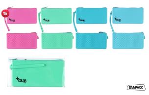 Opakowanie Piórnik silikonowy saszetka mały MIX