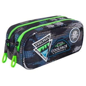 Opakowanie Piórnik szkolny Coolpack Duke Badges Boys Grey