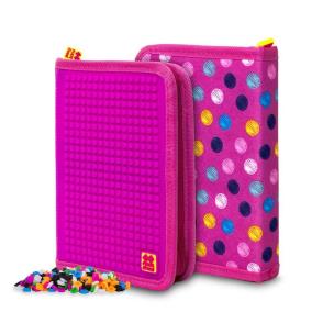 Piórnik szkolny na suwak z purpurowym panelem. Wydawca: Cass Film. Multiszop.pl Opakowanie Piórnik szkolny na suwak z purpurowym panelem