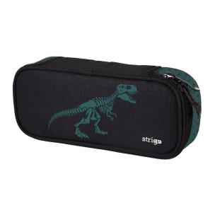 Opakowanie Piórnik szkolny prostokąt Dinozaur czarny STRIGO