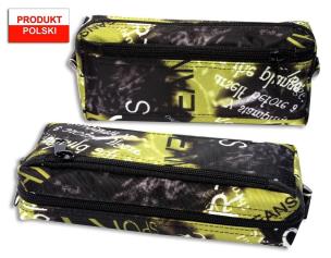 Opakowanie Piórnik szkolny WAR-1265 czarno zielony WARTA