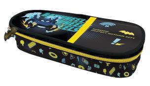 Piórnik szkolny z klapką Batman. Wydawca: Beniamin. Multiszop.pl Opakowanie Piórnik szkolny z klapką Batman