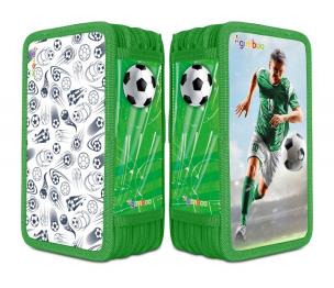 Opakowanie Piórnik szkolny z wyposażeniem piłka nożna