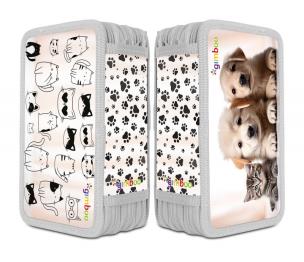 Opakowanie Piórnik szkolny z wyposażeniem szczenięta