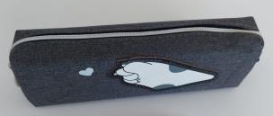 Opakowanie Piórnik tuba mała Łapka kota miłość FRESH