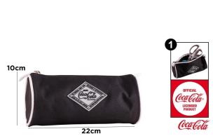 Opakowanie Piórnik tuba okrągły 22x9cm Coca-Cola