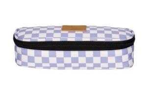 Opakowanie Piórnik z klapką Fioletowa szachownica PAUL&CO