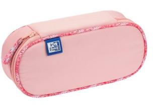 Piórnik z klapką Flowers pomarańczowy OXFORD. Wydawca: Oxford. Multiszop.pl Opakowanie Piórnik z klapką Flowers pomarańczowy OXFORD