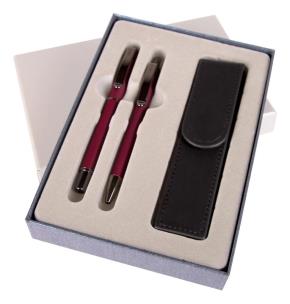 Opakowanie Pióro + długopis Master Gun w etui ES brązowy