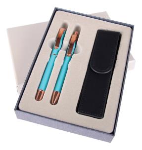 Opakowanie Pióro + długopis Master w etui ES niebieski