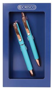 Opakowanie Pióro + długopis Master w etui GB niebieski