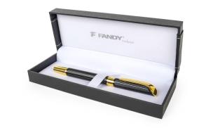 Opakowanie Pióro kulkowe Alfa czarne