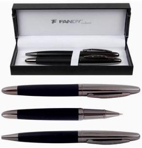 Opakowanie Pióro kulkowe + długopis Cayman BR czarny