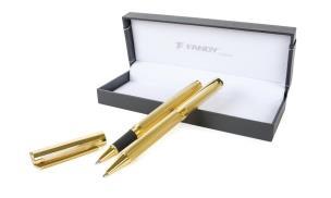 Opakowanie Pióro kulkowe + długopis Ceres złoty