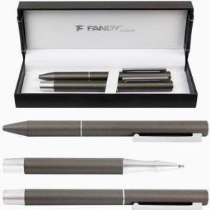 Opakowanie Pióro kulkowe + długopis Ocelot BR szary