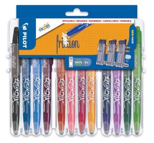 Pióro kulkowe FriXion 0,7 12 kolorów PILOT. Wydawca: Pilot. Multiszop.pl Opakowanie Pióro kulkowe FriXion 0,7 12 kolorów PILOT