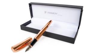 Opakowanie Pióro wieczne + wkłady Delta różowy złoty