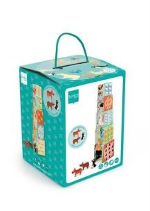 Piramida edukacyjna z figurkami Dzikie zwierzęta. Wydawca: Scratch. Multiszop.pl Opakowanie Piramida edukacyjna z figurkami Dzikie zwierzęta