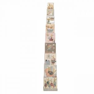 Piramida tekturowa Rodzina Króliczków. Wydawca: Egmont Toys. Multiszop.pl Opakowanie Piramida tekturowa Rodzina Króliczków