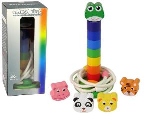 Opakowanie Piramidka drewniana zwierzęta