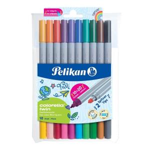 Okładka książki Pisaki Colorella Twin C304 10szt - 20 kolorów