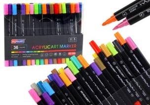 Opakowanie Pisaki dwustronne do ceramiki, szkła, ubrań 36szt