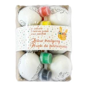 Opakowanie Pisanki do malowania z farbami