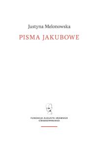 Okładka książki Pisma jakubowe