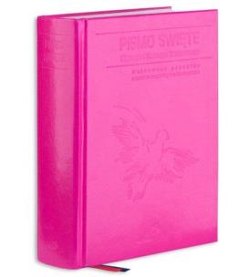 Okładka książki Pismo Święte ST i NT pagninatory różowe