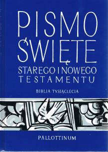 Opakowanie Pismo święte starego i nowego testamentu. Biblia tysiąclecia (z paginatorami)