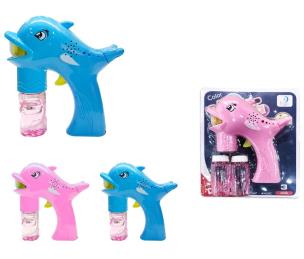 Opakowanie Pistolet bańki delfin na baterie MIX