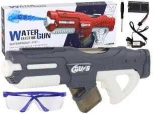 Pistolet duży na wodę szary 750ml + okulary. Wydawca: Leantoys. Multiszop.pl Opakowanie Pistolet duży na wodę szary 750ml + okulary