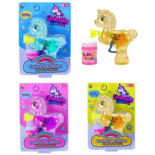 Opakowanie Pistolet na bańki jednorożec MIX