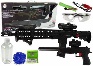 Opakowanie Pistolet na kulki wodne z akcesoriami czarny